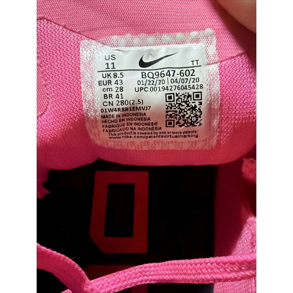 Nike Air Zoom Pegasus 37 Womens size 11 Running Shoes Pink Orange - Picture 7 of 15